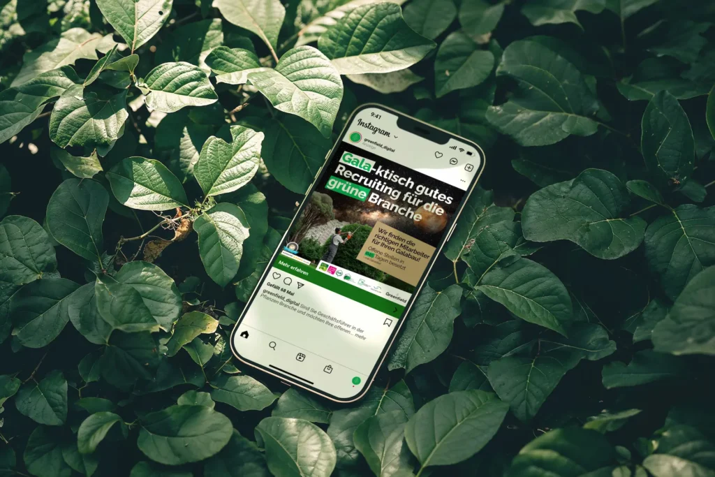 Greenfield Meta Werbung Mockup